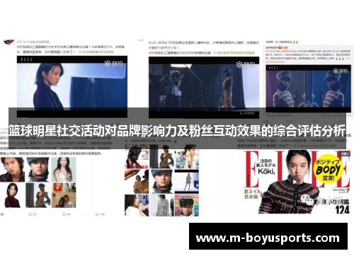 篮球明星社交活动对品牌影响力及粉丝互动效果的综合评估分析