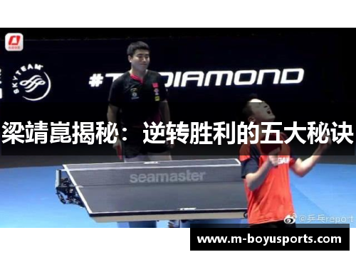 梁靖崑揭秘：逆转胜利的五大秘诀